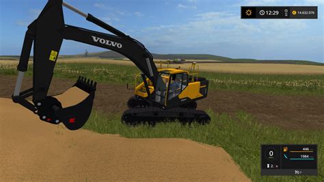 Fs17 Volvo Excavator Ec300e V 1 3 Farming Simulator 19 17 15 Mod