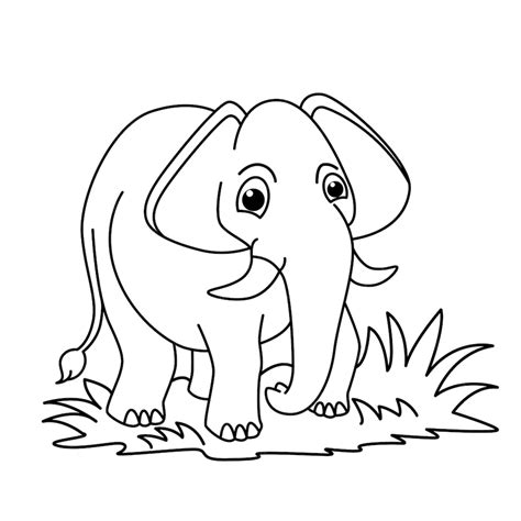 Premium Vector Funny Elephant Cartoon Characters Vector Illustration