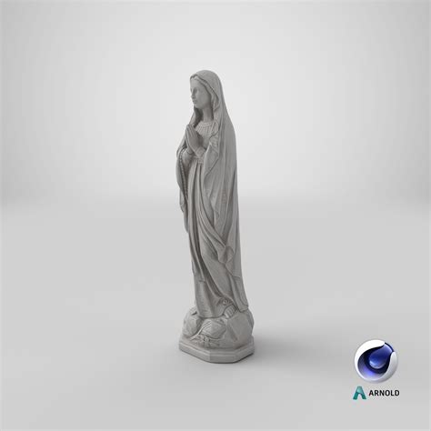 Estatua De La Virgen María Modelo 3d 39 Max Fbx Obj C4d