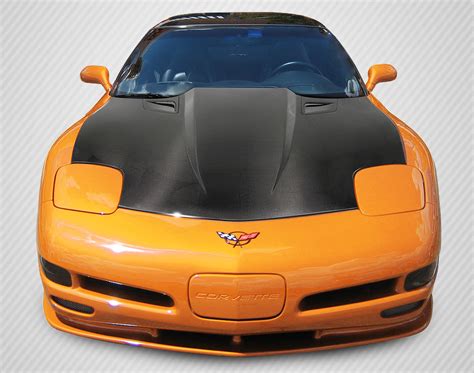 Carbon Fiber Hood Body Kit For 1999 Chevrolet Corvette 0 1997 2004