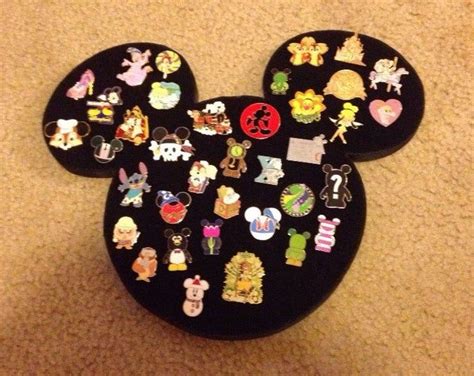 Mickey Mouse Pin Display Board Showcase And Hold Your Pin Lot Etsy