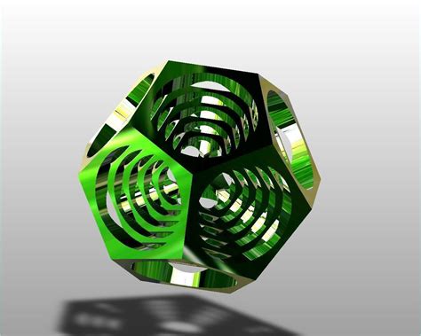 Parametric Regular Turner S Dodecahedron Free 3d Model 3d Printable Stl