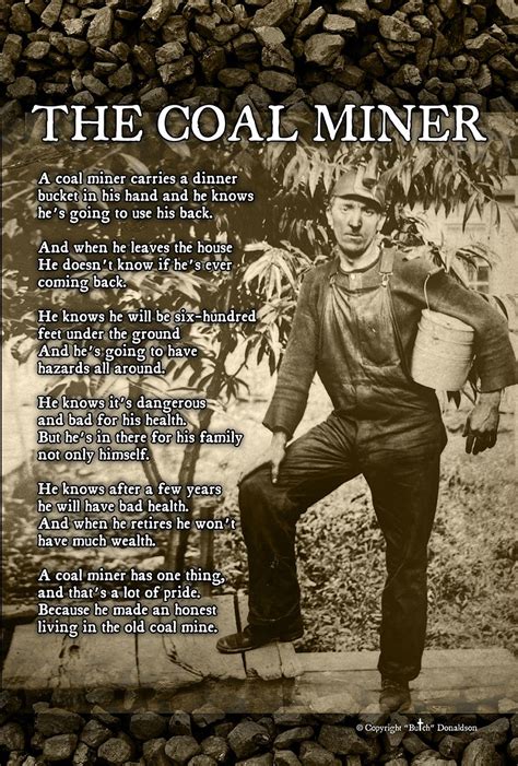 Coal Miner Original Poem Garden Flag Sublimation Garden Flag Double