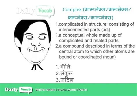 If the word exists in this dictionary then your web browser will find it and highlight it for you. Complex Meaning in Hindi, Complex Meaning in English ...