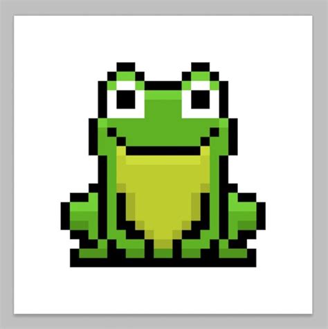 How To Make A Pixel Art Frog Mega Voxels