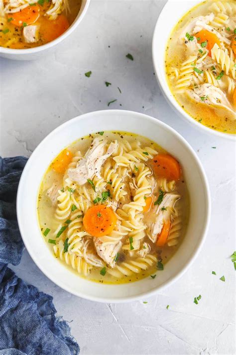 This Instant Pot Chicken Soup is easy comfort food, and ...