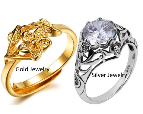 Needless to say, preferring18k over 14k is mostly a matter of knowing that the 18k gold ring contains more gold and is, therefore, more exquisite. Gold vs Silver Jewelry | iLookWar.com