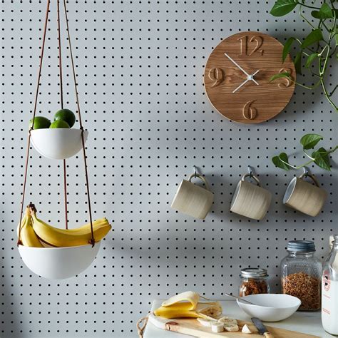 Fabulous Ceramic Hanging Fruit Basket Wall Planter With Drainage