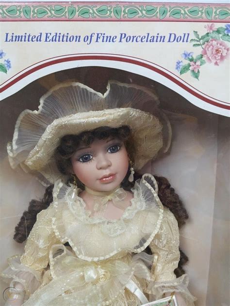 Porcelain Doll Angelina Collection By Hollylane 2004 Limited Edition