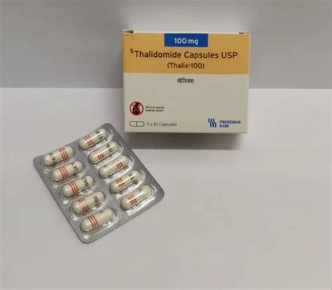 Thalix Thalidomide Capsule 50 Mg 100 Mg Fk At Rs 75960stripe In