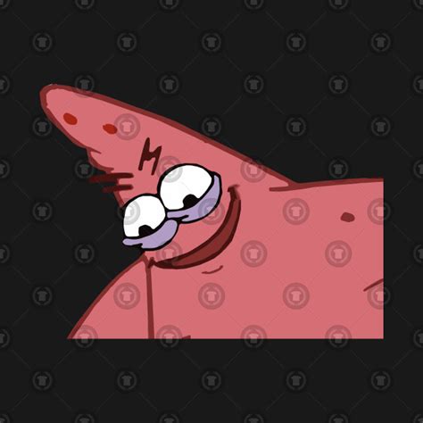 Evil Patrick Meme Evil Patrick T Shirt Teepublic