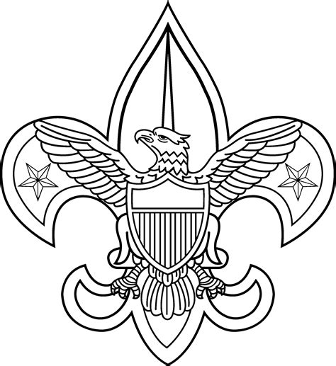 Download Boy Scouts Logo Black And White Boy Scouts Of America Png Image With No Background
