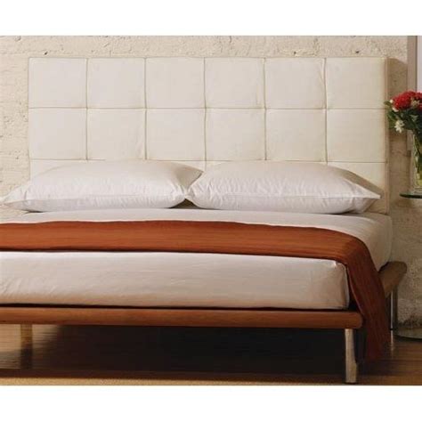 Get white faux leather headboard king for every room in your home. Poole White Leather Headboard By Charles P. Rogers - King ...
