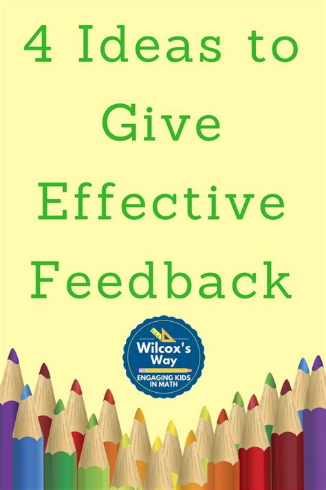 Wilcoxs Way 4 Ways To Give Feedback To Your Class