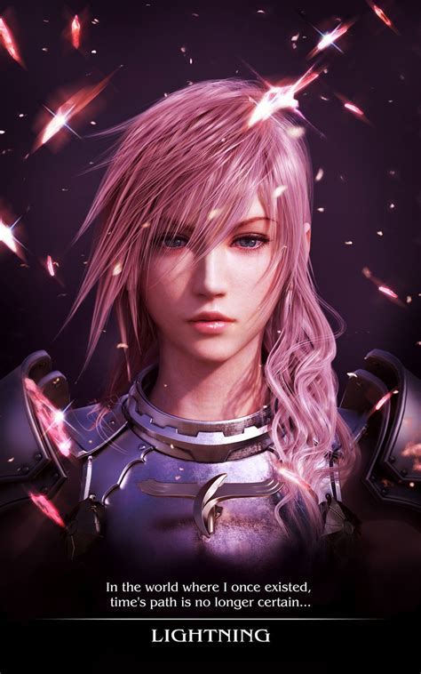 Lightning Promo Poster Characters And Art Final Fantasy Xiii 2