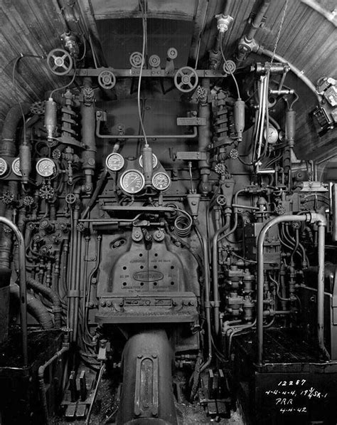 Pennsylvania Railroad 4 4 4 4 T1 Locomotive Old Machine Press