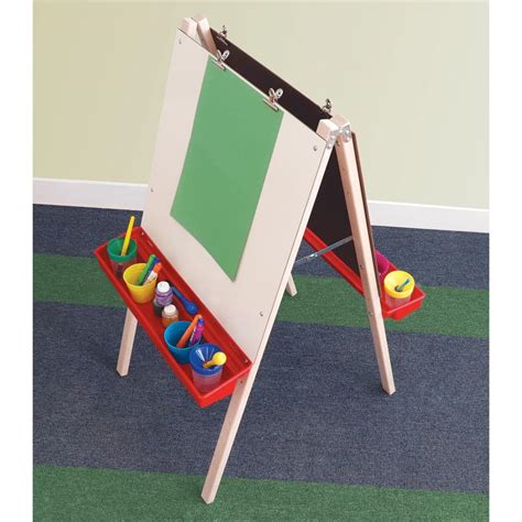 Adjustable Double Easel With Dry Erase Boards Whitney Brothers