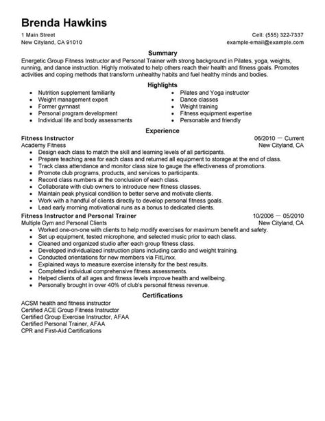 Interests, hobbies and other information list activities that are relevant to the job you are applying for. Best Fitness And Personal Trainer Resume Example From Professional Resume Writing Service