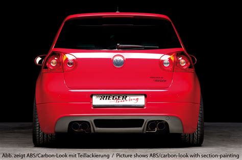 Interessiert an mehr gebrauchten autos? Rieger Heckansatz matt schwarz für VW Golf 5 GTI für Golf ...