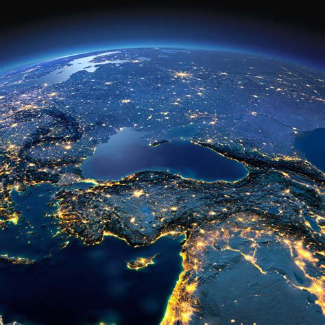 All regions, cities, roads, streets and buildings satellite view. Turkey Map - Guide of the World