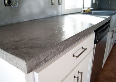 Lowes outdoor kitchen with concrete countertop. How to Build a Classy Concrete Countertop - Steve's U-Cart ...