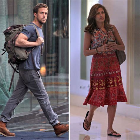 Ryan Gosling Eva Mendes Pictures In Thailand Popsugar Celebrity