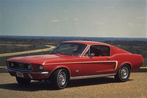 Candyapple Red 1968 Ford Mustang Gt Fastback