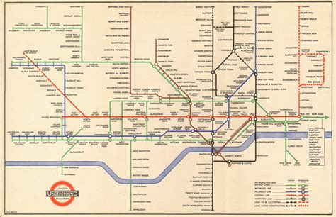 LONDON UNDERGROUND Tube Map Plan Central Line Extensions U C HARRY