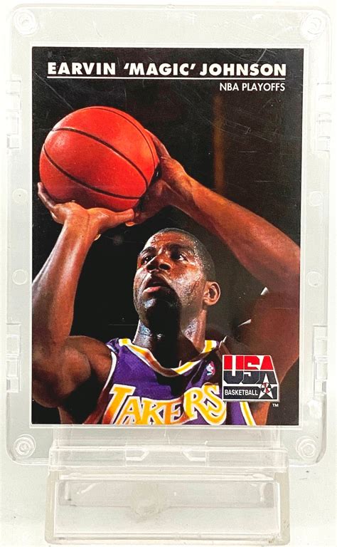 Vintage 1992 Skybox Usa Basketball Earvin Magic Johnson 33 Dream Team