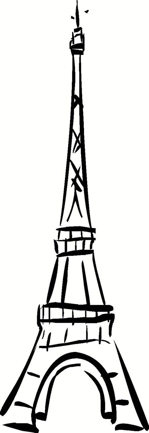 Sketch Of Eiffel Tower - ClipArt Best