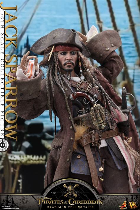 Pirates Of The Caribbean Dead Men Tell No Tales Jack Sparrow Figure By Hot Toys