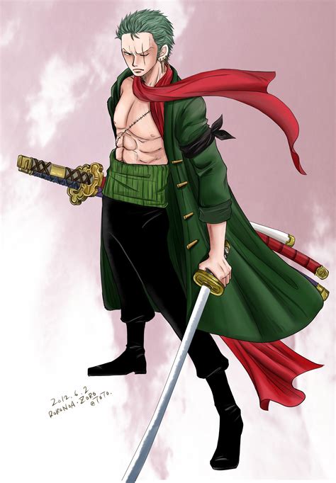 Wallpaper Illustration Anime One Piece Roronoa Zoro Person
