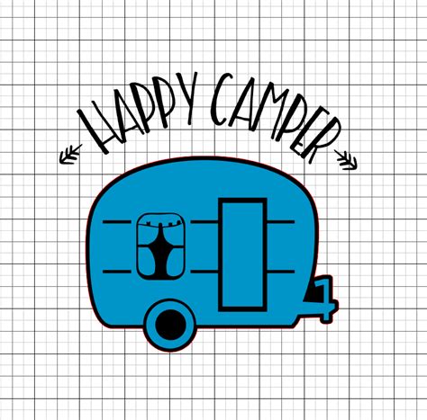 Download Free Happy Camper SVG Cut File | Happy Crafters