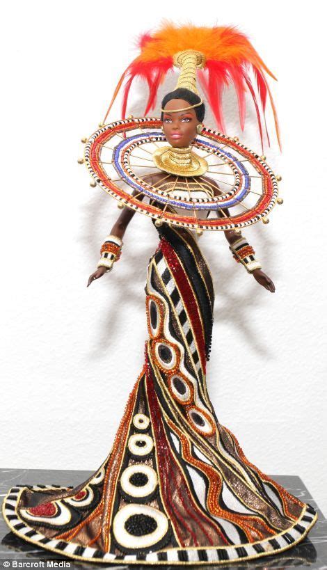 1999 Fantasy Goddess Of Africa By Bob Mackie African Dolls Beautiful Barbie Dolls African