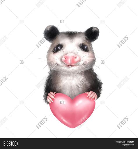 Possums Clipart Heart