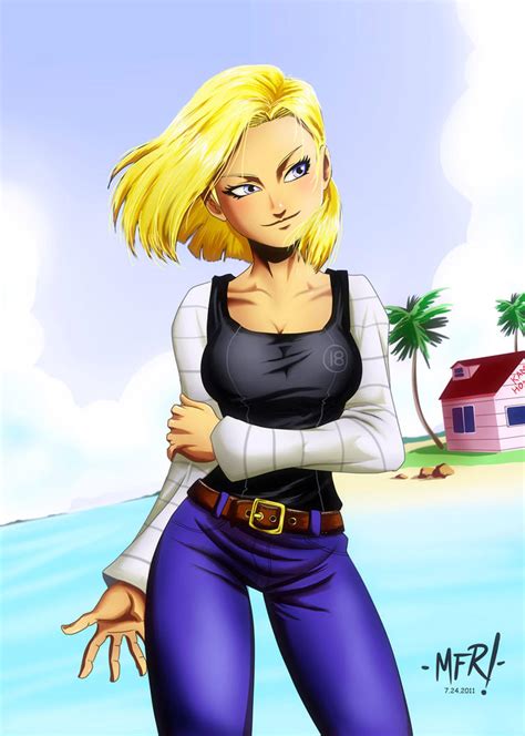 Commission Android 18 By The Pooper On Deviantart