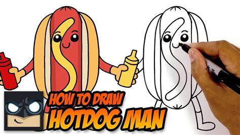 This article has been viewed 881,017 times. HOW TO DRAW HOTDOG | STEP BY STEP TUTORIAL - MyHobbyClass.com