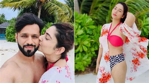 Disha Parmar Bikini Pics From Her Honeymoon In The Maldives With Beau Rahul Vaidya Goes Viral