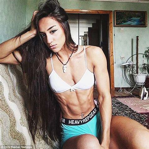 bodybuilder bakhar nabieva is dubbed the girl with the iron bum daily mail online