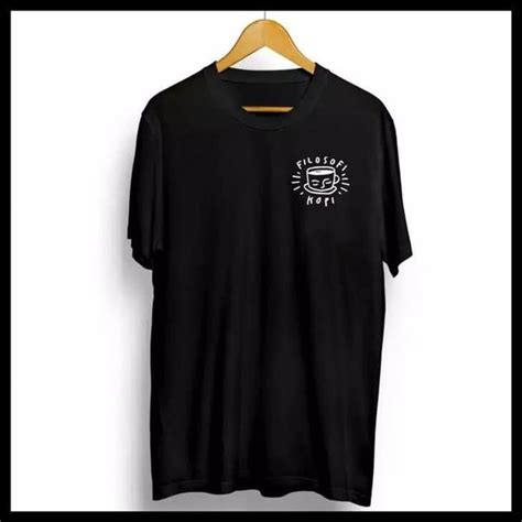 Jual Big Sale Kaos T Shirt Distro Filosofi Kopi New Logo Di Dada Kiri Di Lapak Mumuy Lucu Store