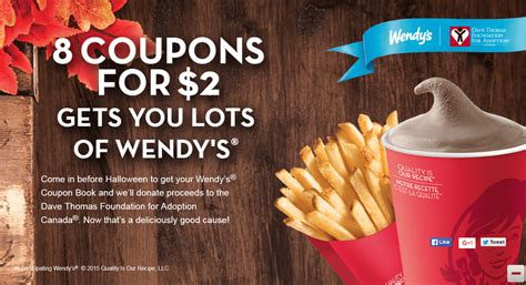 But it's expected to go public soon on the nasdaq. Wendy's Canada Coupons: 2015 Halloween Coupons Book Now ...