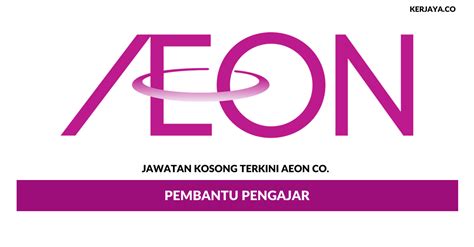 Permohonan mesti dilakukan dengan menggunakan borang kemas pin. Jawatan Kosong Terkini AEON Co ~ Pembantu Pengajar • Kerja ...