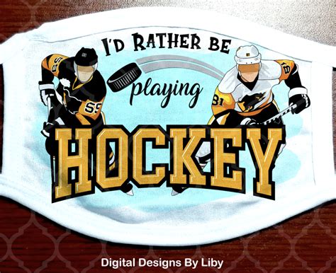 i d rather be playing hockey digital designs by liby