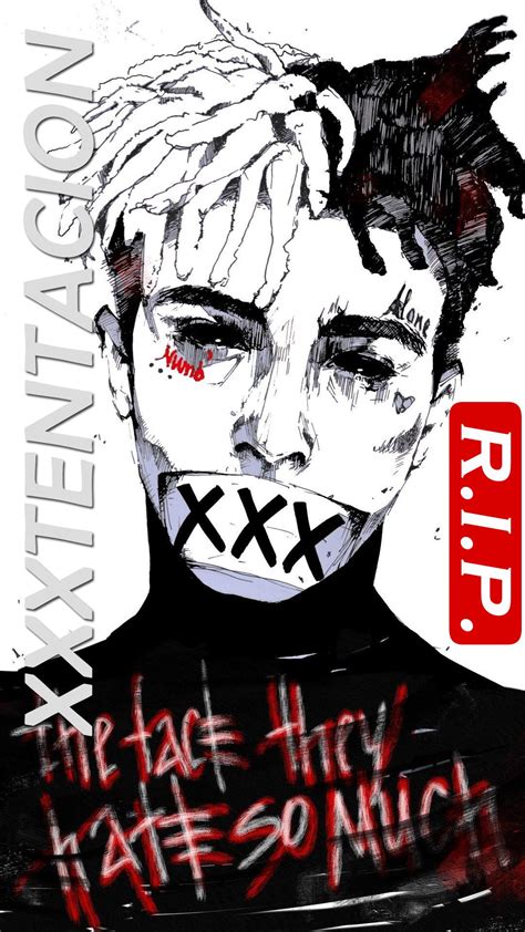 See more ideas about dope wallpapers, rapper art, supreme wallpaper. XXXTentacion Cool Phone Wallpapers - Wallpaper Cave