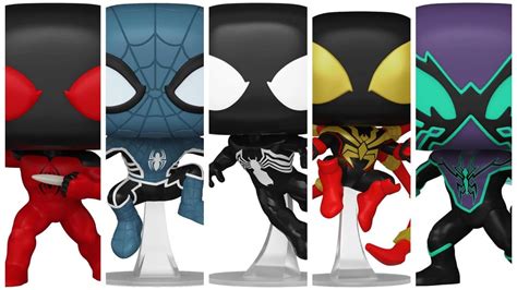 New Spider Man Funko Pops Symbiote Asgardian Armor Chasm And More