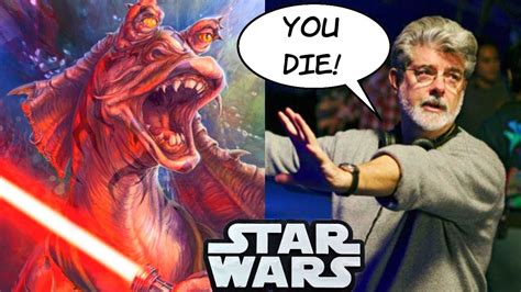 George Lucas Reveals How Jar Jar Was Suppose To Die In Rots Star