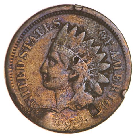 Civil War Era 1859 Copper Nickel Indian Head Cent Historic