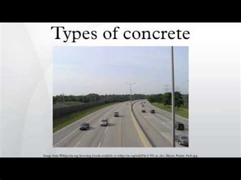 Types of concrete - YouTube