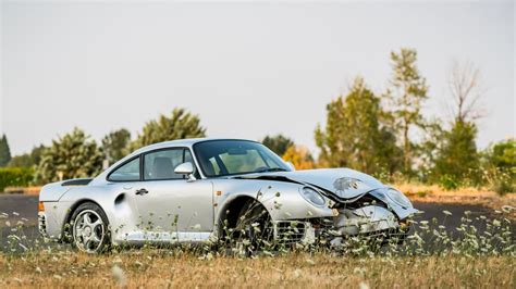 Porsche 959 Met Schade De Duurste Schadeauto Van Dit Moment