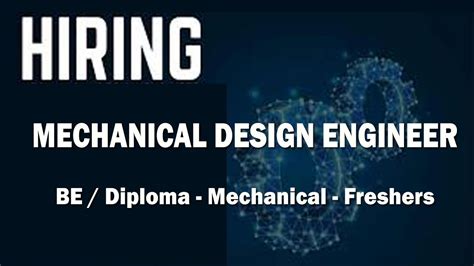 Proven working experience in mechanical engineering. MECHANICAL DESIGN ENGINEER INTERVIEW FRESHER - YouTube